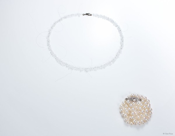 Clare Finin, human hair, memento mori, metalsmith, salt, necklace, heirloom